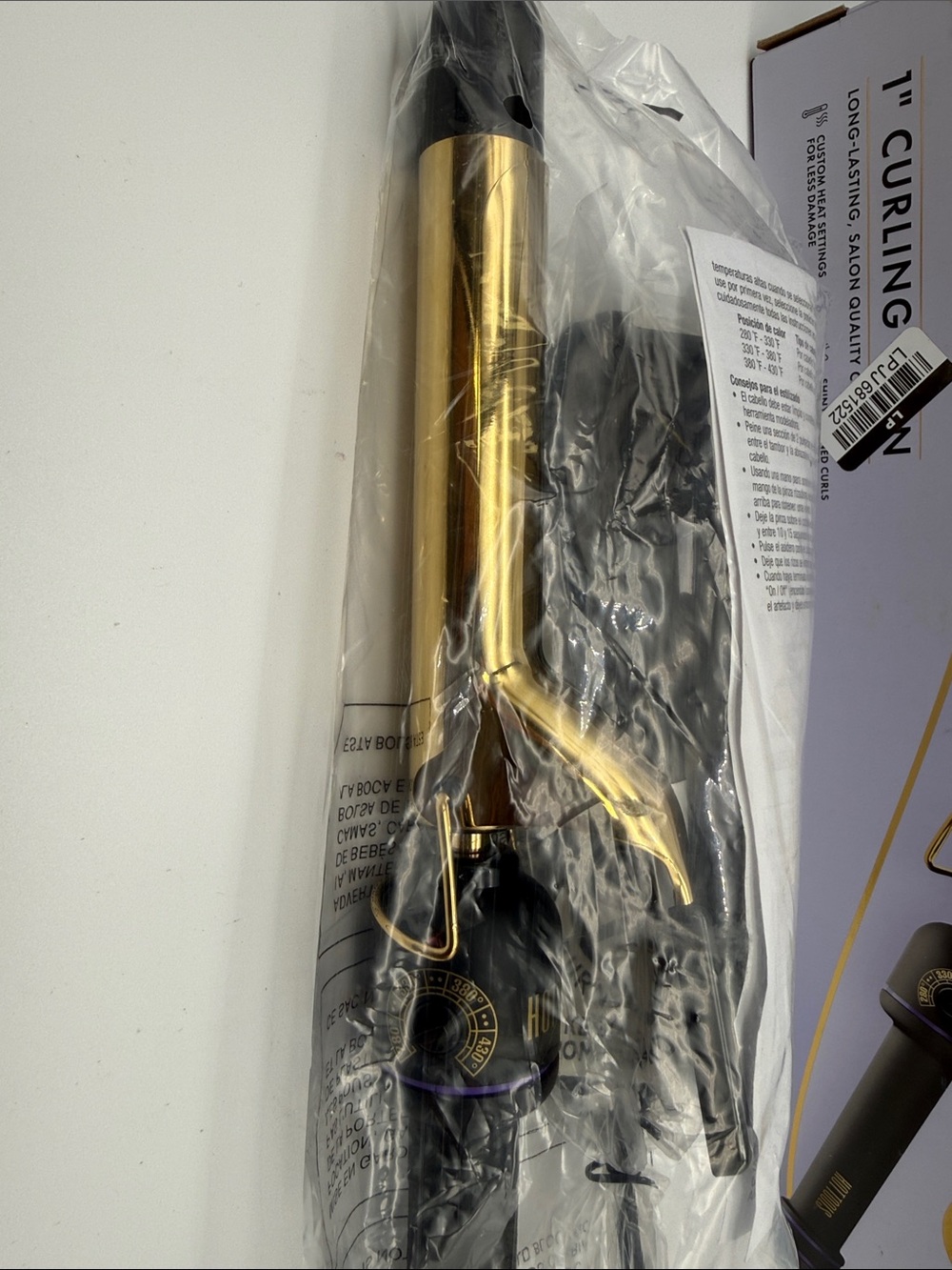 Hot Tools Pro Signature 1" Gold Curling Iron - Picture 5 of 7